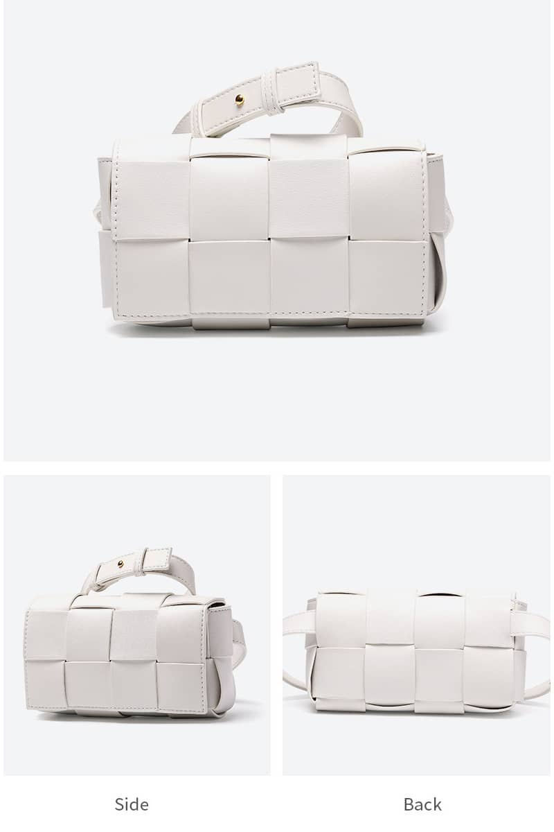 Women's fashion woven leather crossbody bag  | YonPop