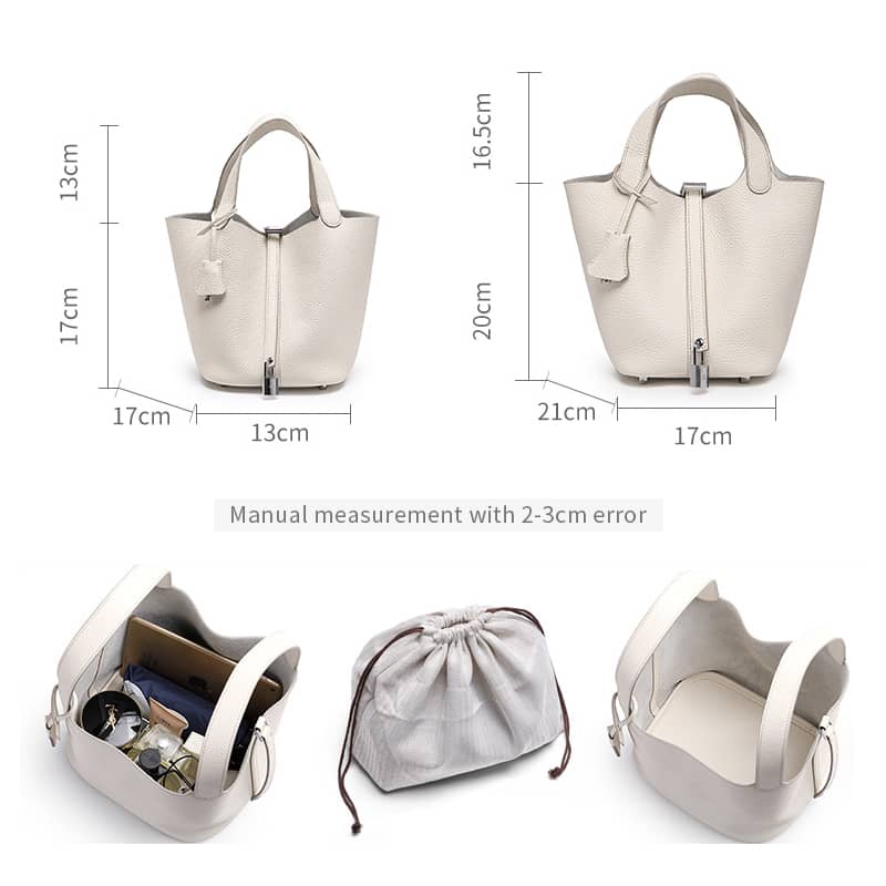 Lychee pattern Women's Genuine leather bag