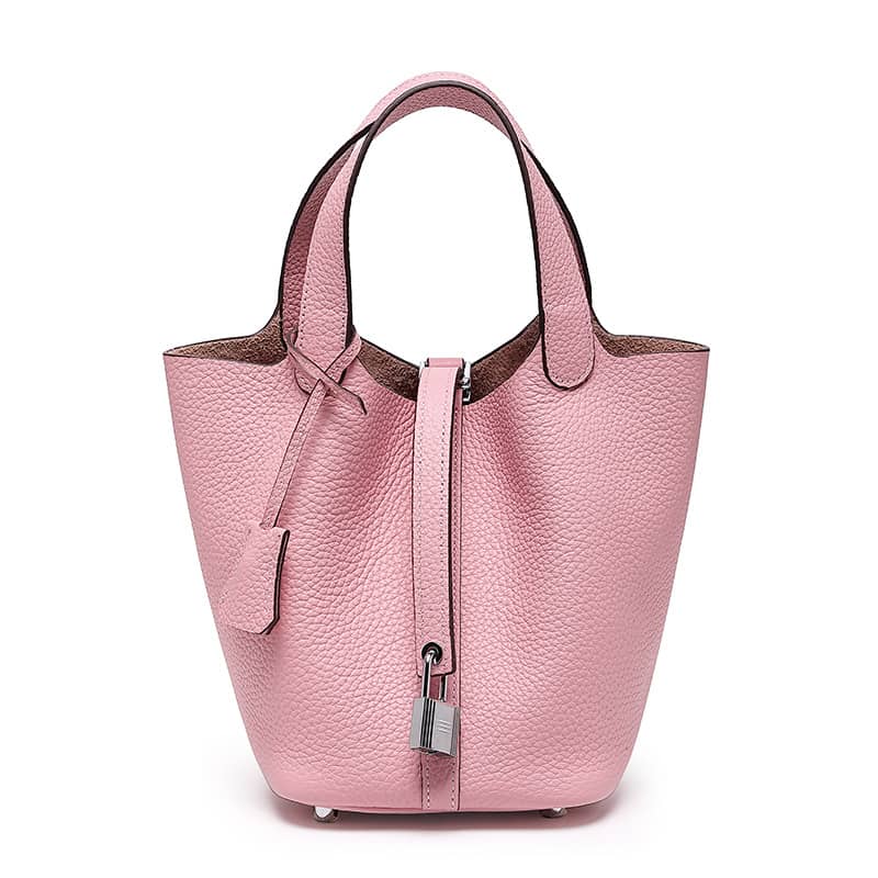 Lychee pattern Women's Genuine leather bag