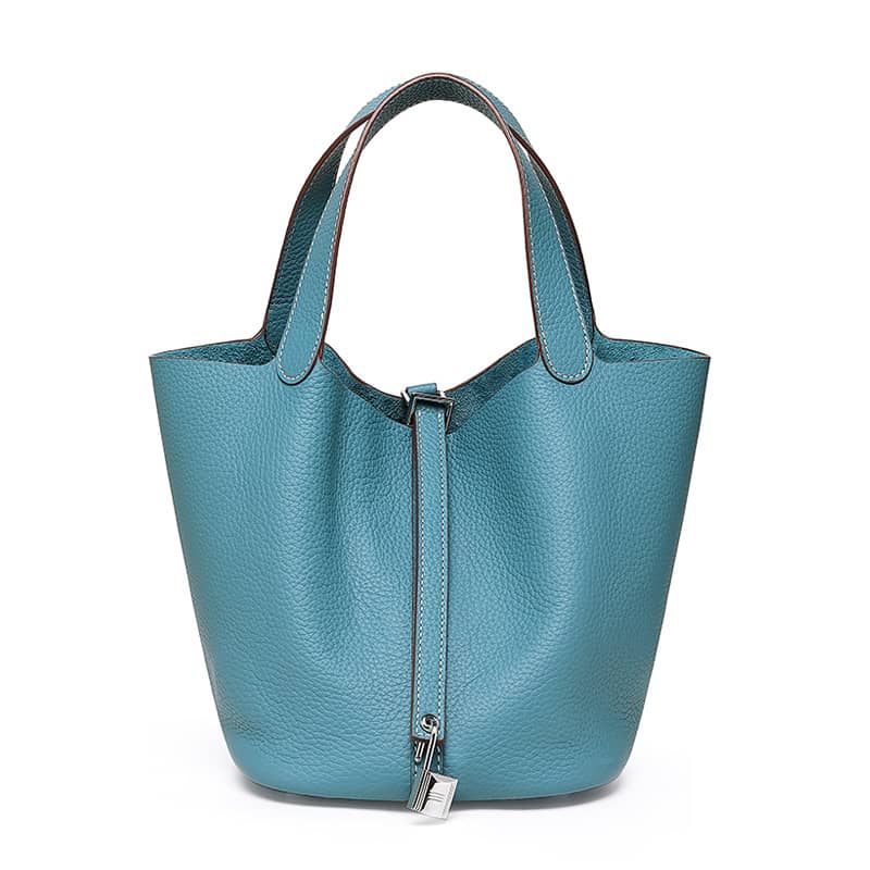 Lychee pattern Women's Genuine leather bag