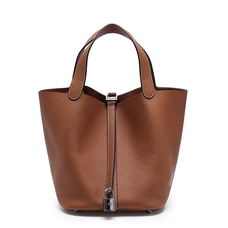 Lychee pattern Women's Genuine leather bag