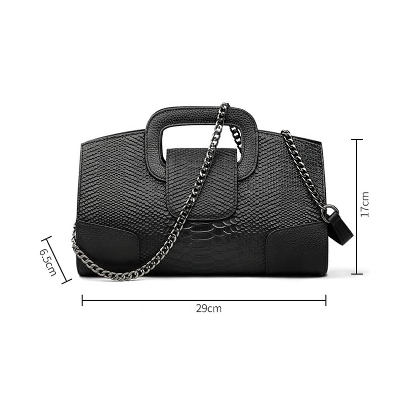 Fashion large-capacity PU leather handbag