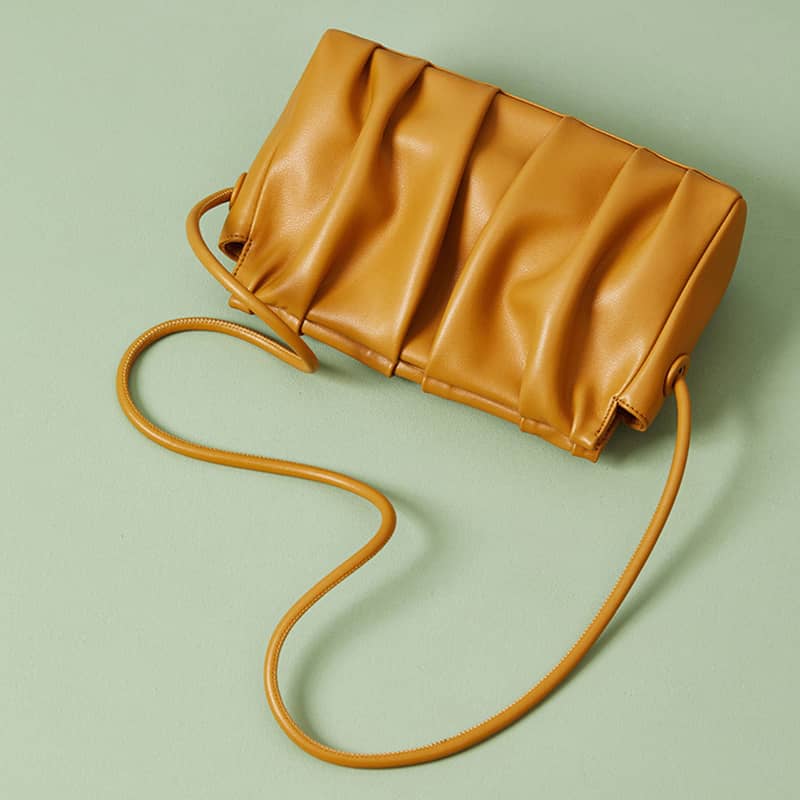 Fashion pleated crossbody bag shoulder bag