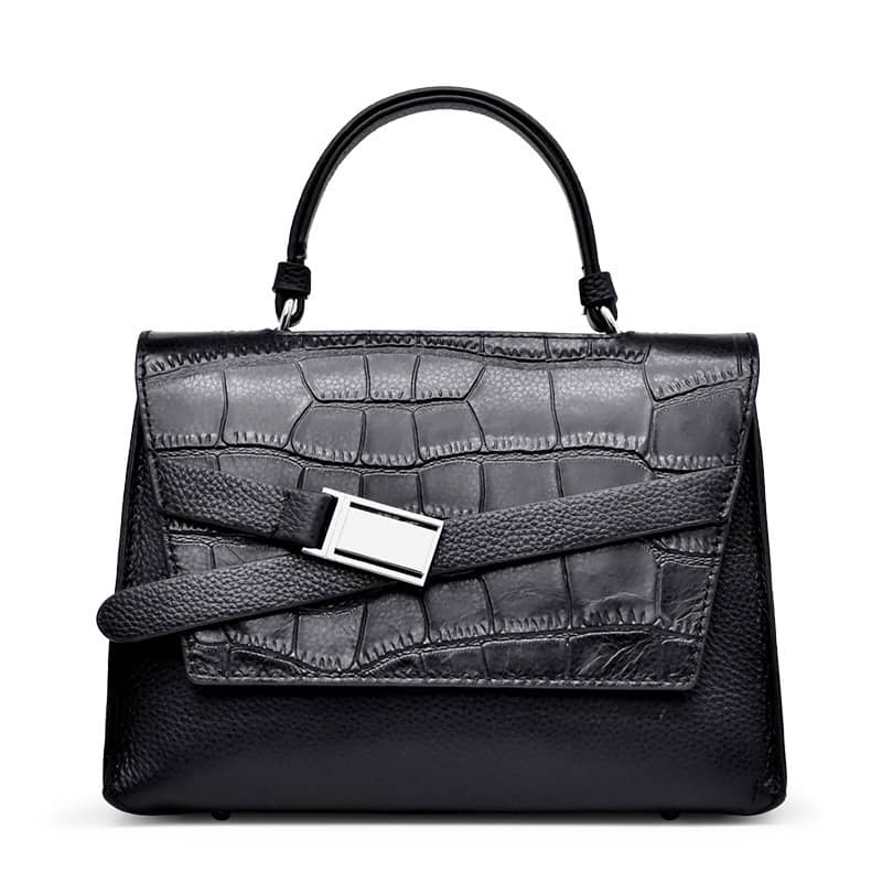 Crocodile Pattern Single Shoulder Bag