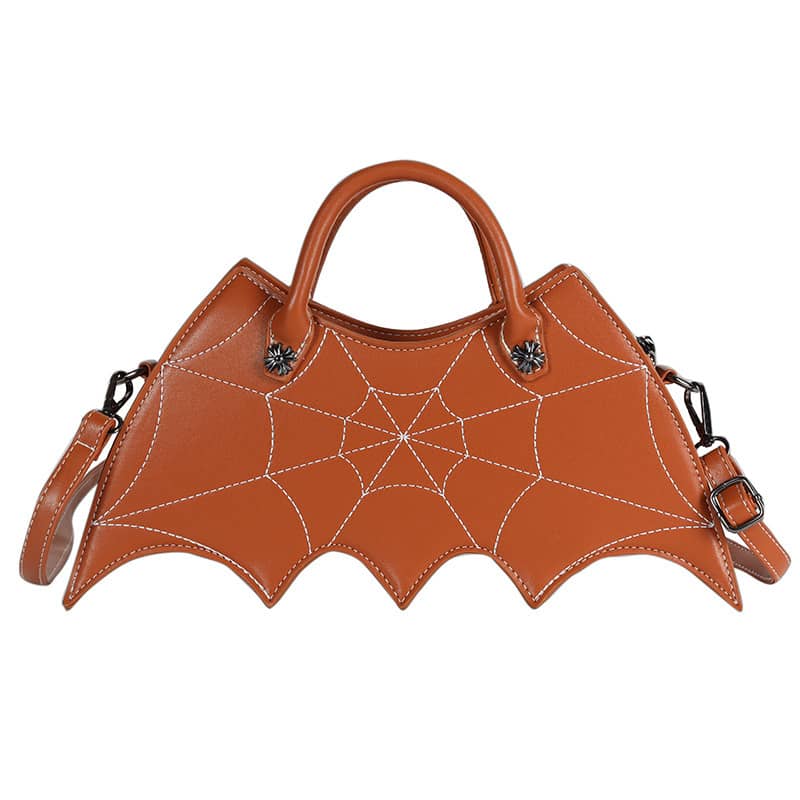 Gestickte Fledermaus-PU-Handtasche