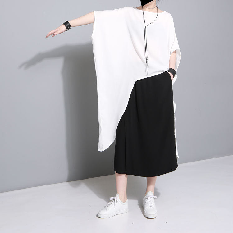 Drawstring two ways to wear butterfly bat sleeve top women