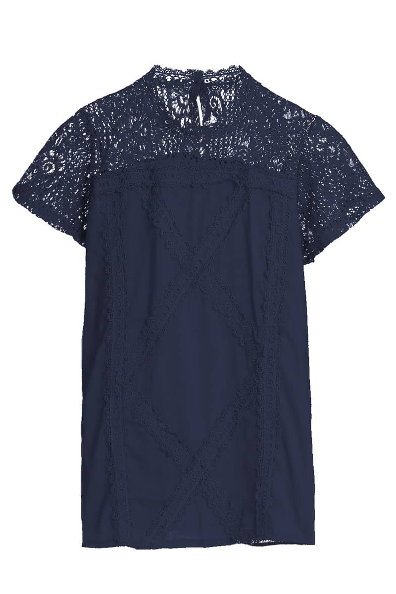 Lace cutout T-shirt