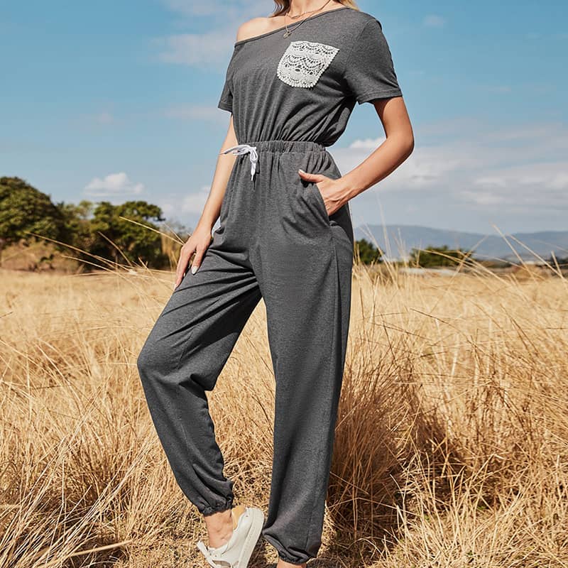 Casual loose-fit jumpsuit  | YonPop