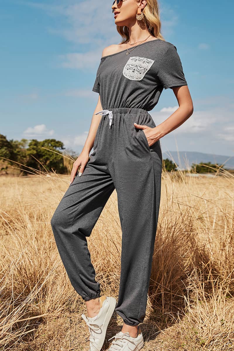 Casual loose-fit jumpsuit XL | YonPop