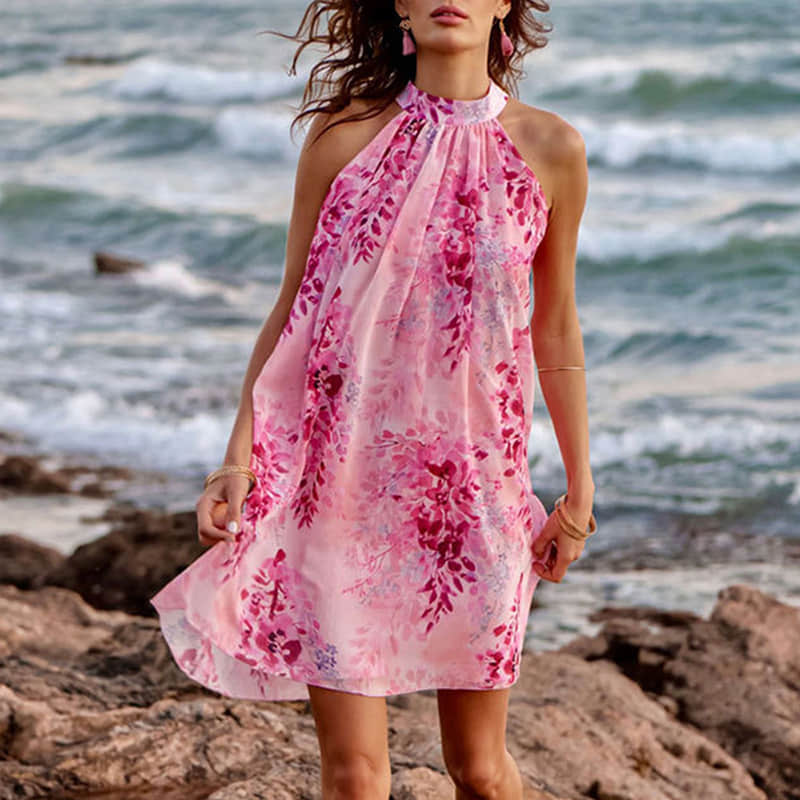 Casual chiffon beach dress  | YonPop