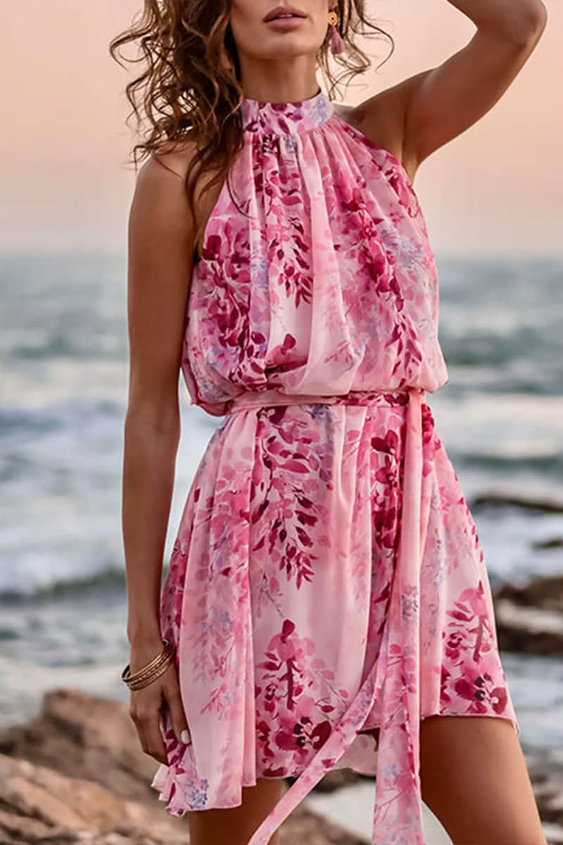 Casual chiffon beach dress XL | YonPop