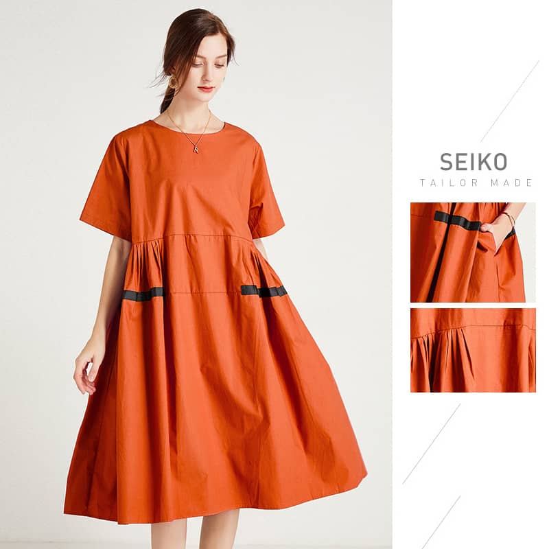 Plus size women's fashion loose dress  | YonPop