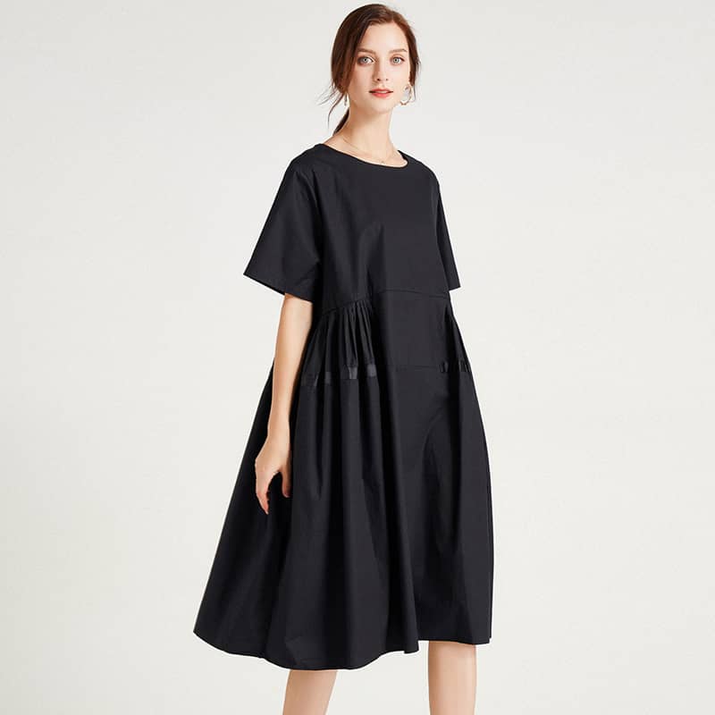 Plus size women's fashion loose dress  | YonPop