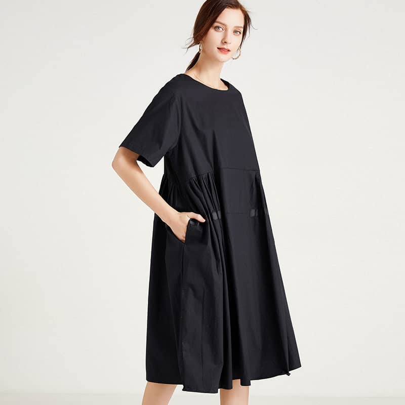 Plus size women's fashion loose dress  | YonPop