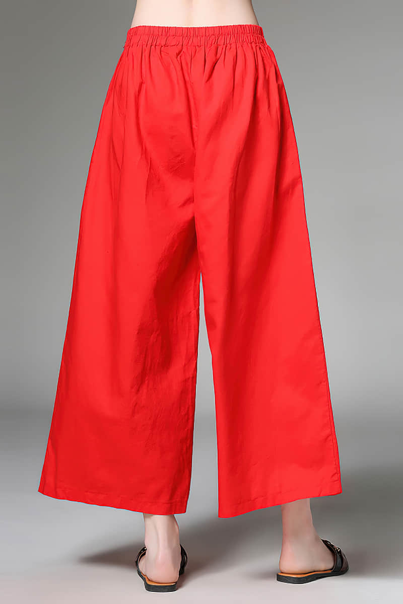 Large size loose and thin linen pants  | YonPop