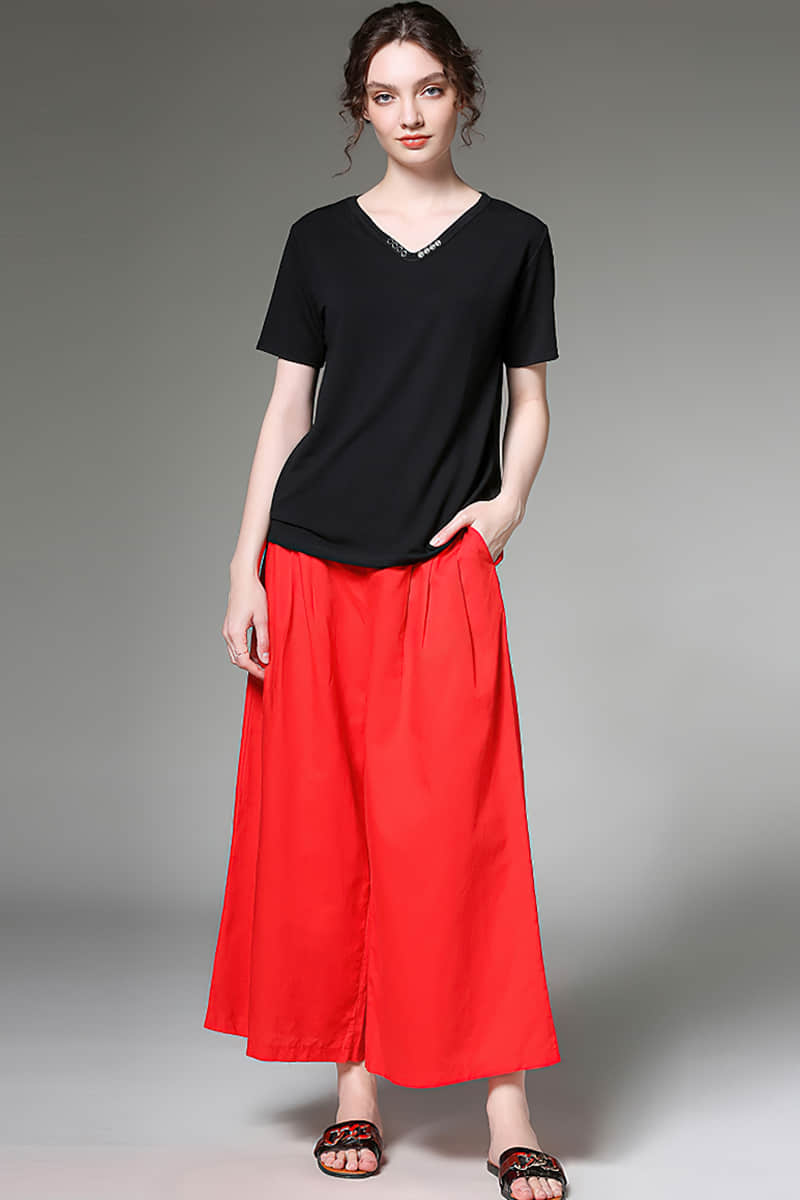 Large size loose and thin linen pants  | YonPop