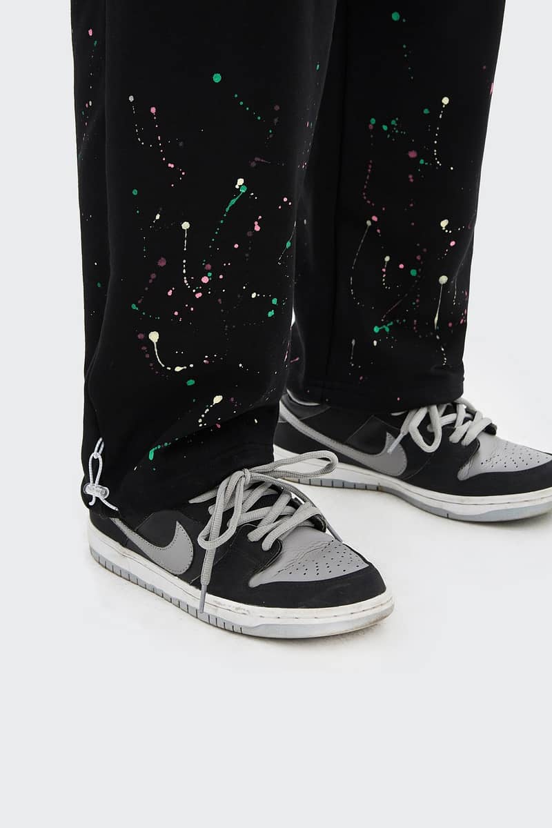 Personality splash ink casual sports loose guard pants  | YonPop