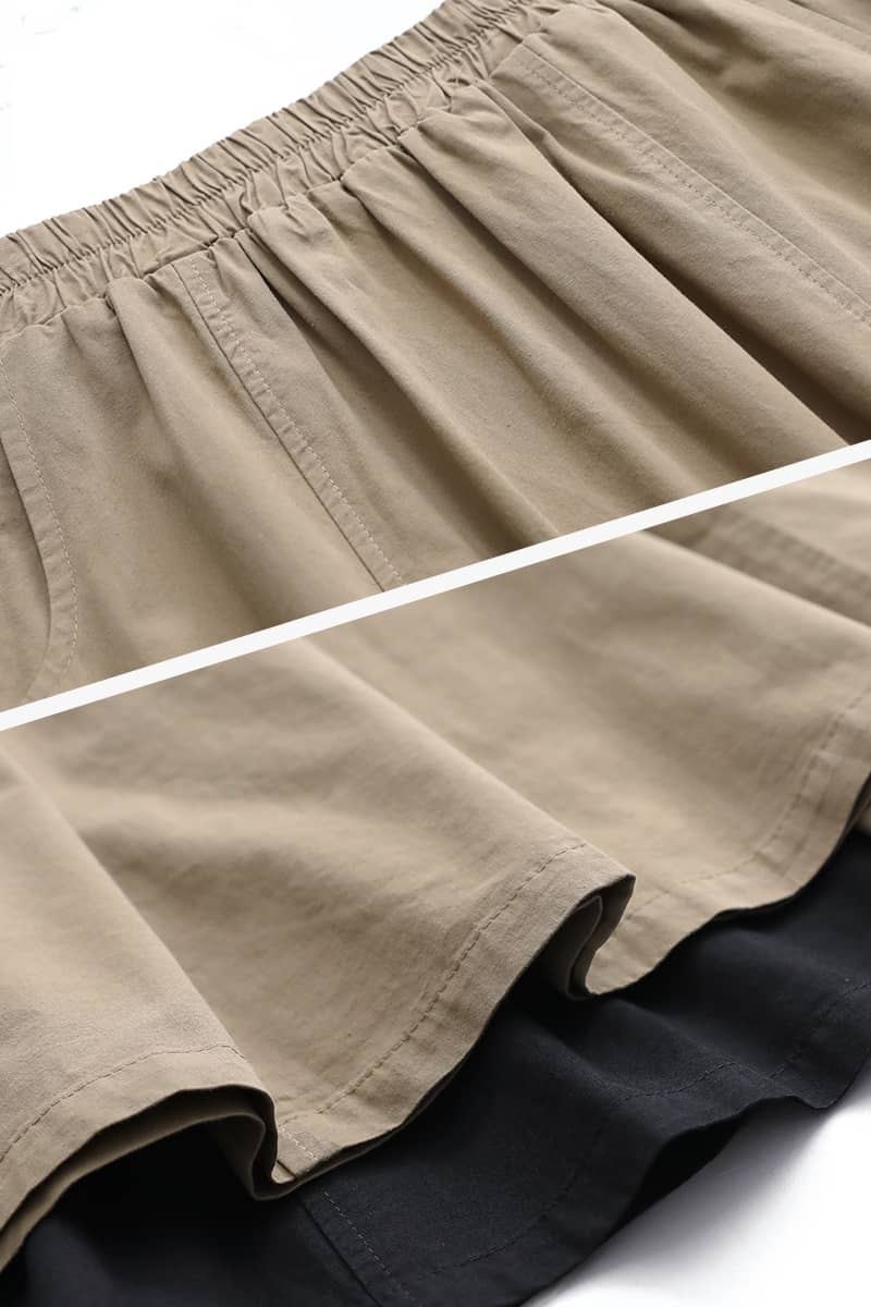 Spring mid-length cotton skirt  | YonPop