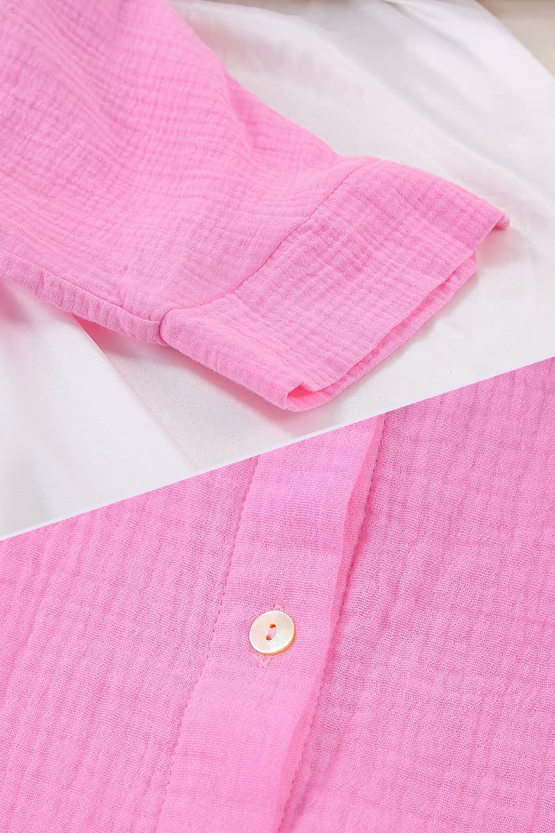 Women's cardigan shorts cotton two-piece suit  | YonPop