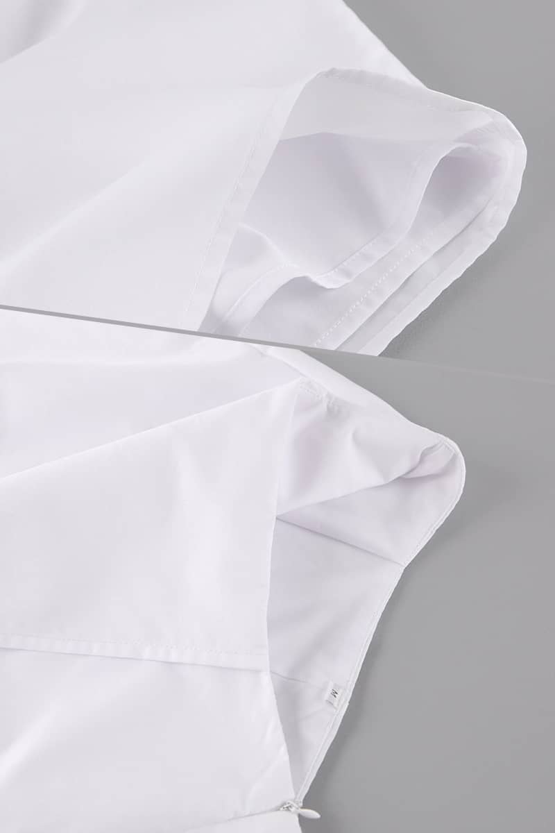 Ensemble deux pièces chemise courte blanche